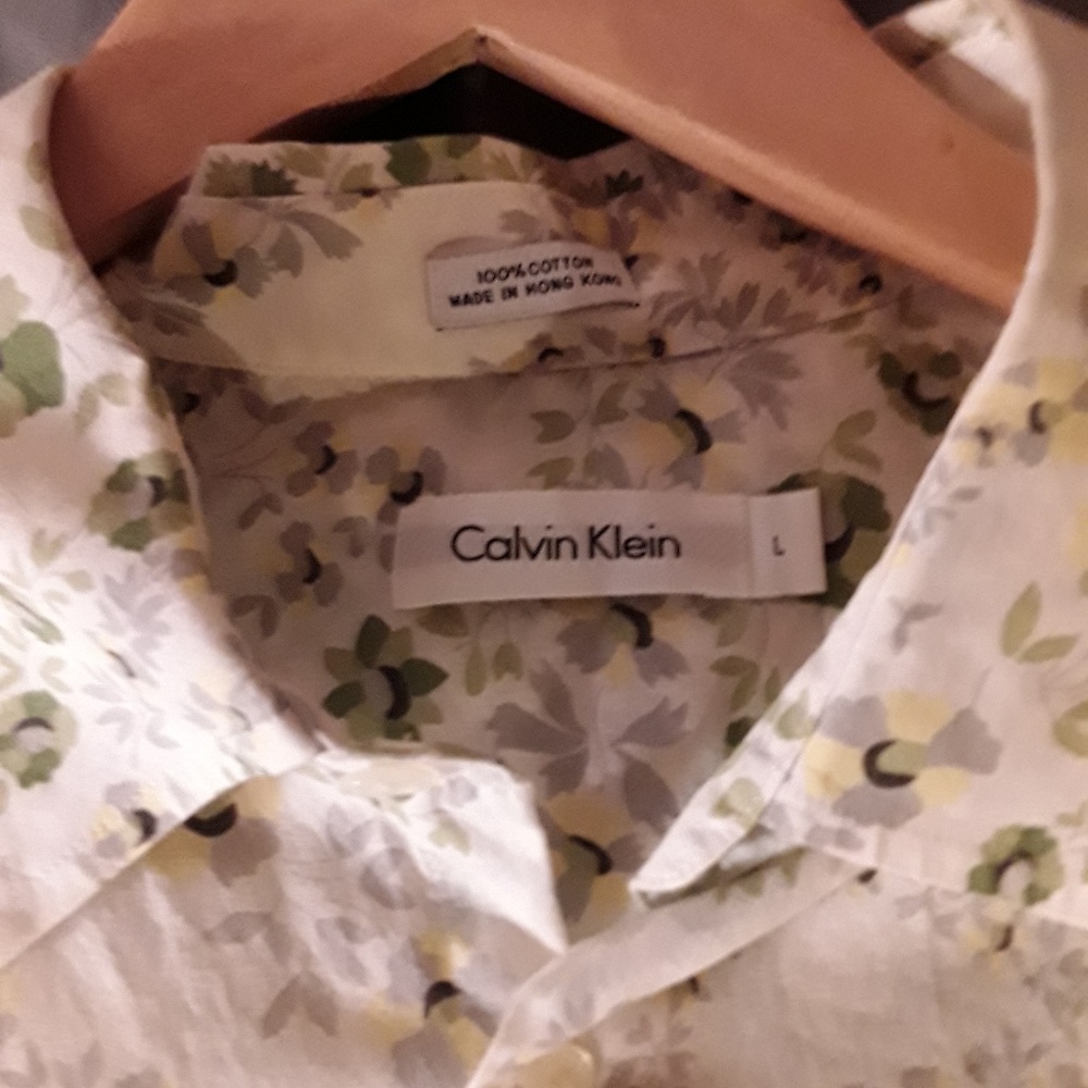 Floral button down